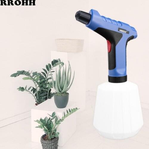 Plastic Automatic Lithium Battery Electric Sprayer Garden Atomizer Adjustable Nozzle Spray Bottle Electric Garden Sprayer Bottle