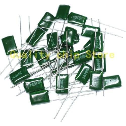 50pcs Polyester film capacitor 250V 400V 630V 1000V 1NF 10NF 22NF 2E104J 2E103J 2G103J 2J102J 2J103J 2J222J 2J223J 3A103J 3A102J