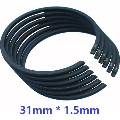 6pcs/lot 31mm * 1.5mm Thickness Piston ring for Mitsubishi TL23 Shindaiwa T20 TANAKA TBC210 230 232 240 Strimmer Brush Cutter