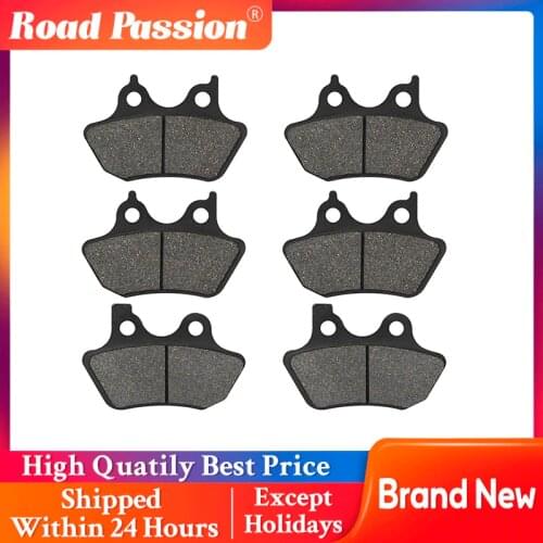 Road Passion Motorcycle Front and Rear Brake Pads For Harley Dyna Series FXDX FXDL FXDWG FXDS-CON FXDXT FXDXi Touring Series 299