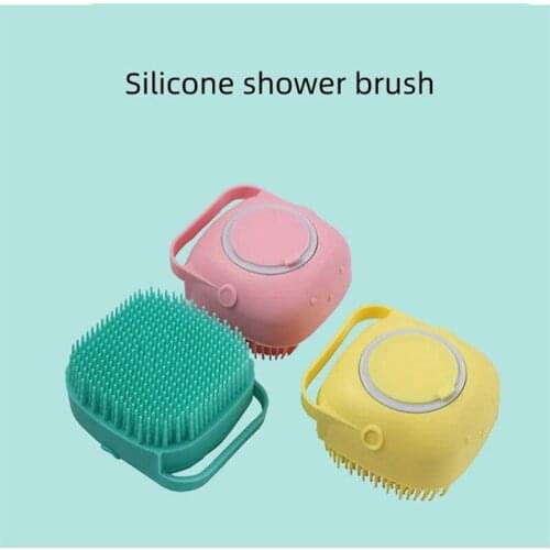 Silicone Bath Brush Body Brush Pet Baby Multifunctional Shampoo Massage Bath Brush Scrubbing Artifact Bath Brush body wash