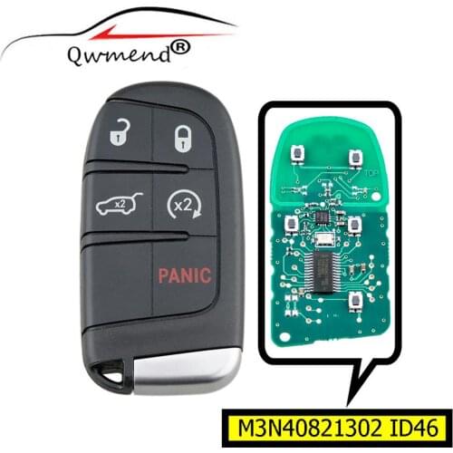 M3N40821302 for Dodge Key 433Mhz Smart Car Key for DODGE/Chrysler/JEEP Grand Cherokee ID46/PCF7953 Chip M3N-40821302