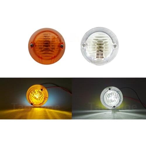 2pcs 8cm led truck indicator light for MAN Truck lights TGA lights TGX lamp TGS lights 81253206115 81253206117 Turn Signal Light