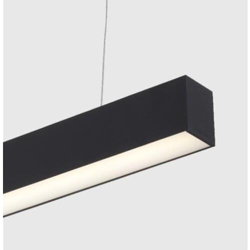Free Shipping 4ft 5ft 6ft white ,black and silver housing aluminum profile led linear light, led shop light 3 years warranty