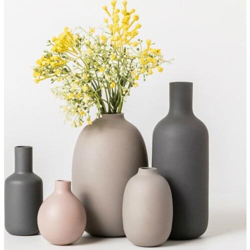Nordic Glass Vase Minimalism Modern Home Decor Living Room Table Decoration Accessories Vase Decoration Household Flower Vases