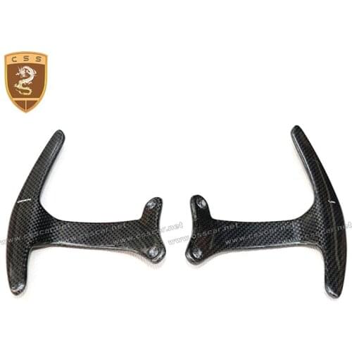Real Carbon Fiber Shift Paddle Fits For FERRARI 488 GTB SPIDER Auto Interior car Modification