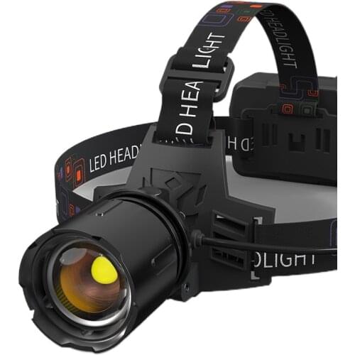 Bright headlight glare charging head-mounted lamp fishing night fishing catch the sea led long life induction