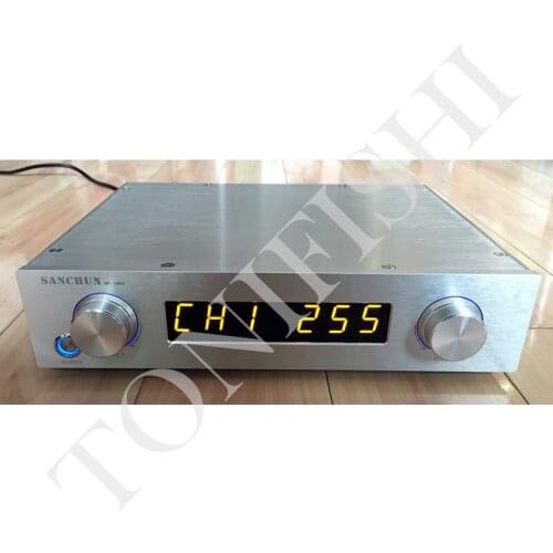 0-255 level volume adjustment balance passive pre-stage, remote control volume controller, relay volume control