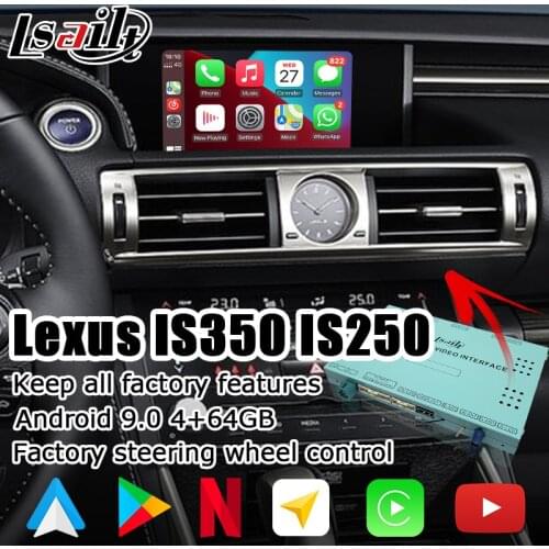 Android / carplay interface box for Lexus IS 2014-2020 10.25 video interface GPS navigation IS200t IS300 IS350 IS250 by Lsailt