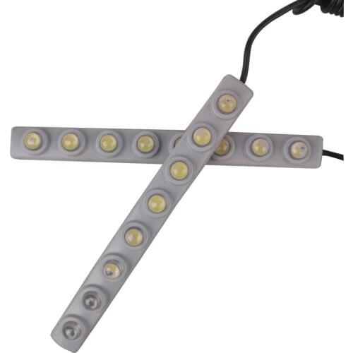 Car Led DRL Driving Fog lamp Double Daytime Running lights Auto Update Bright Bulb