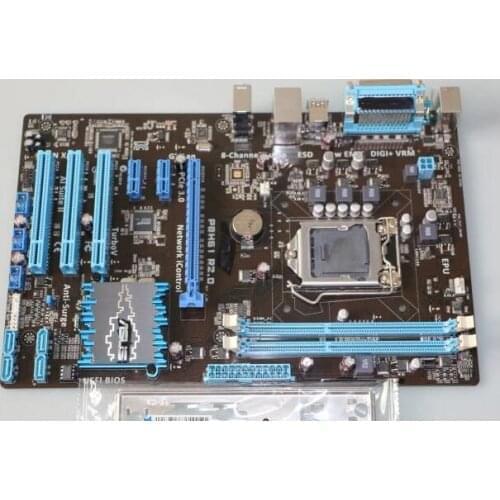 Used,for Asus P8H61 R2.0 Original Desktop Motherboard H61 Socket LGA 1155 i3 i5 i7 DDR3 16G ATX