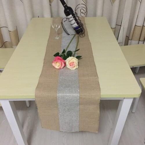 Free shipping Bright beads linen table runners, tablecloths, decorative tablecloth scene layout