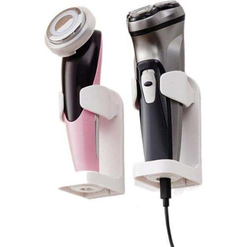 Shaver Holders Electric shaver storage rack Wall mounted holder convenient fashion Hole free installation ABS bathroom rack