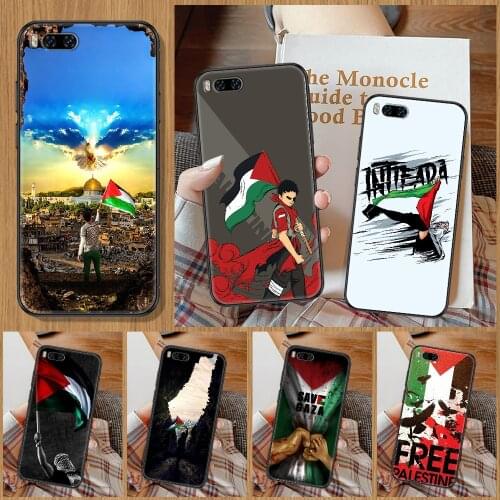 Palestine Mark Flag Phone Case For Xiaomi Mi Note 8 9 10 11 9T 10T A3 Lite Pro Ultra black art funda tpu cover silicone prime