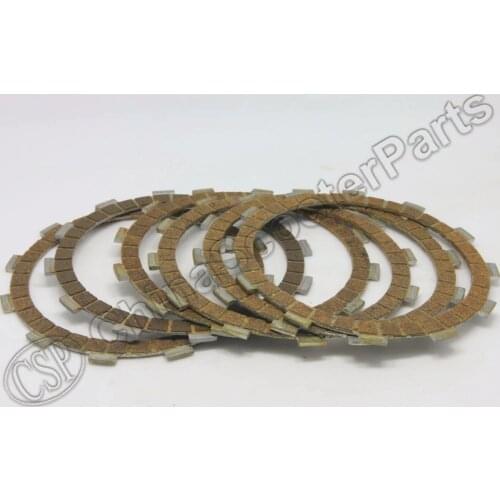 6PCS NC250 CLUTCH plate 250CC ZongShen ZS177MM xmotos apollo KAYO T6 BSE 250 4 valve dirt pit bike
