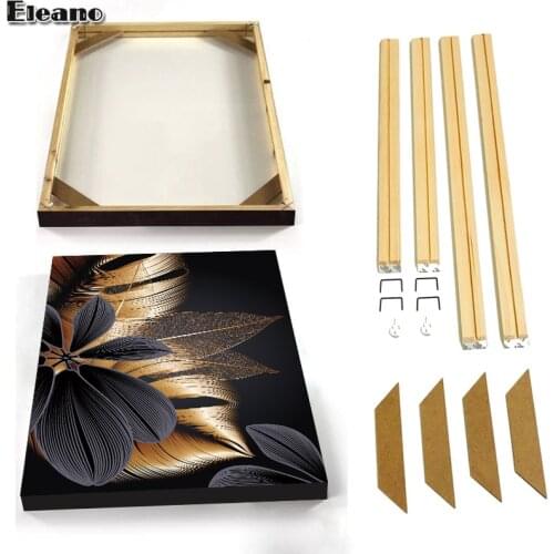 DIY custom wooden photo frame wall art home decoration canvas digital oil painting diamond painting poster frame