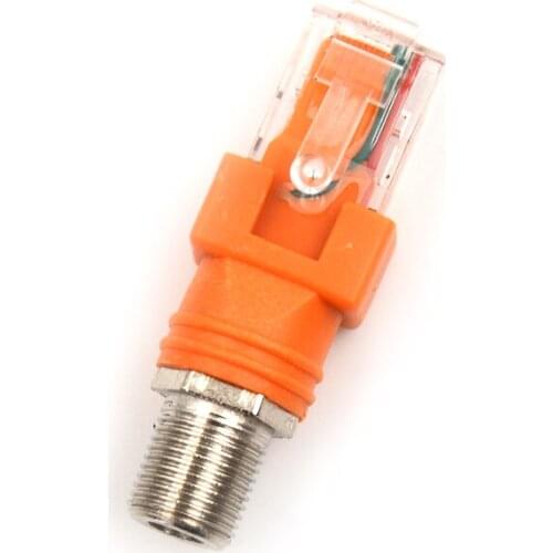 F-Type Connector RF Female To RJ45 Male Coaxial Barrel Coupler Adapter Coax Adapter RJ45 To RF Female Connector
