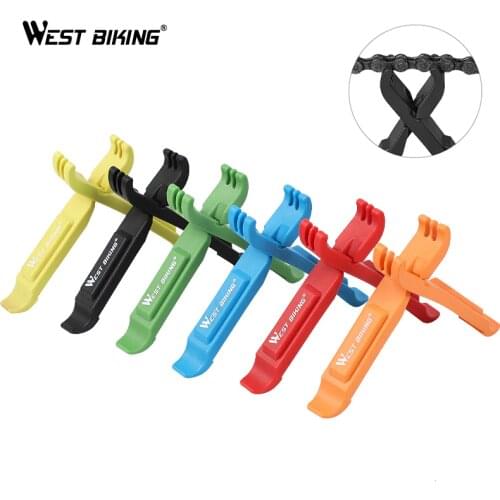 WEST BIKING Bicycle Repair Tools Chain Magic Buckle Repair Removal Tool Bike Master Link Plier Cycling MTB Bike Tire Pry