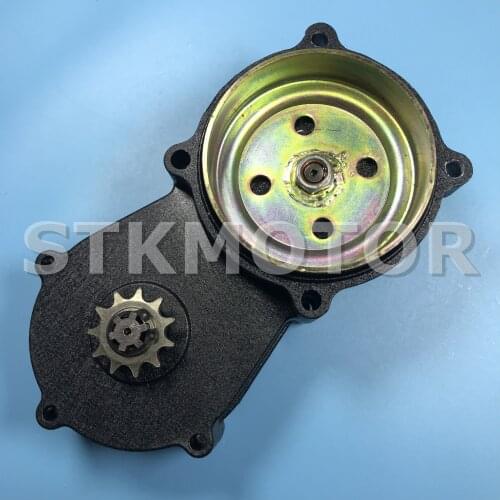 11 Tooth T8F 43CC 47CC 49CC Dual Chain Clutch Trantransmission Gear Box Black Mini Moto Pit Dirt Bike Quad ATV Buggy Go kart