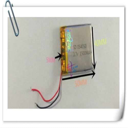 Wholesale 10 pcs 3.7V 1500mAh 504050 Lithium Polymer LiPo Rechargeable Battery For Mp3 Mp4 PAD DVD DIY E-book bluetooth