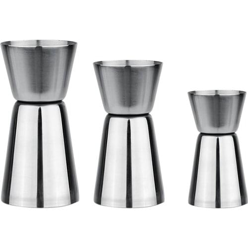 Stainless Steel Measuring Cup Double Head Measure Cup Ounce Alcohol Whiskey Cocktail Drink Wine Home Bar Party Accessories