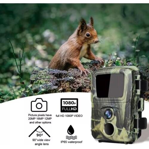 20MP Mini Trail Hunting Camera Wildlife Hunter Cameras Mini600 1080P Forest Animal Cam Photo Trap Surveillance Tracking Cameras