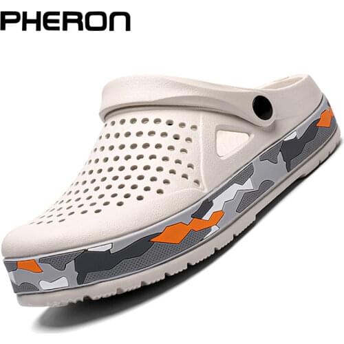 2021 Hot Sale Brand Clogs Slippers Men Sandals Shoes EVA Lightweight Sandles Unisex Colorful Shoes Summer Beach Zapatos Hombre