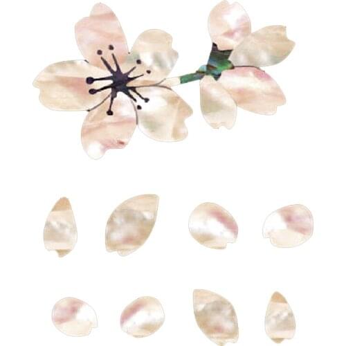 Newly Guitar Fingerboard Panel Sticker Cherry Blossom Decals Decoration for Ukulele Bass