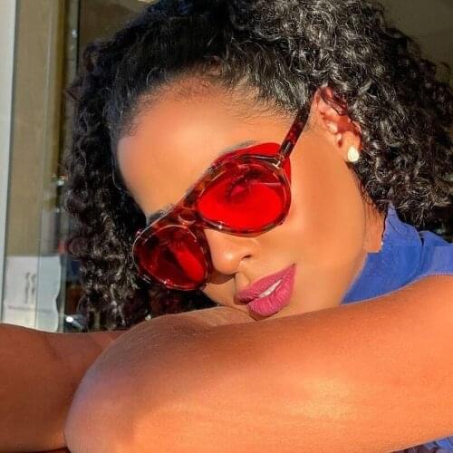 New Trending Tom Round Sunglasses 2021 Women Big Frame Luxury Brand Sun Glasses Retro Vintage Red Shades Eyewear Men UV400