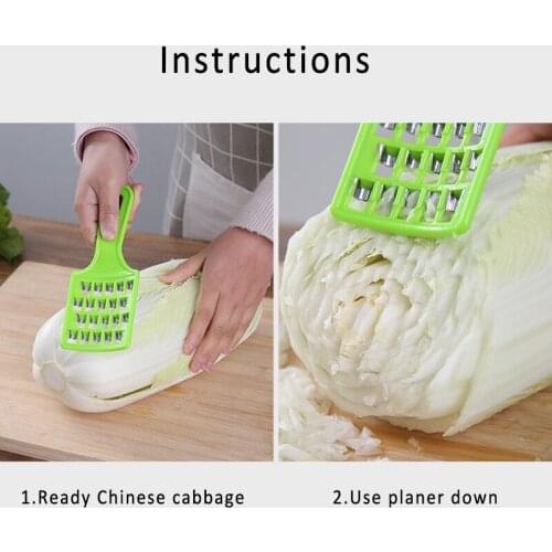 Manual for Dumpling Stuffing Grater Board Portable for Household Plastic/Stainless Steel Green Kitchen Supplies 1Pcs