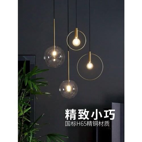 Modern luminaire suspendu deco chambre glass Home Decoration E27 Light Fixture bedroom hanglamp hanging ceiling lamps luminaire