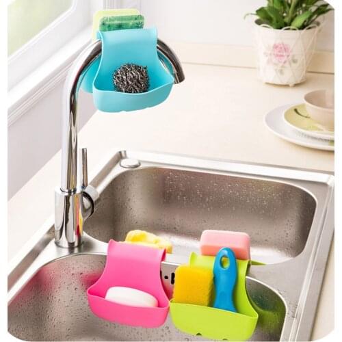Kitchen Drain basket rack Double Sink Caddy Saddle Style Kitchen Organizer Storage Sponge Holder Rack Tool Kitchen supplies