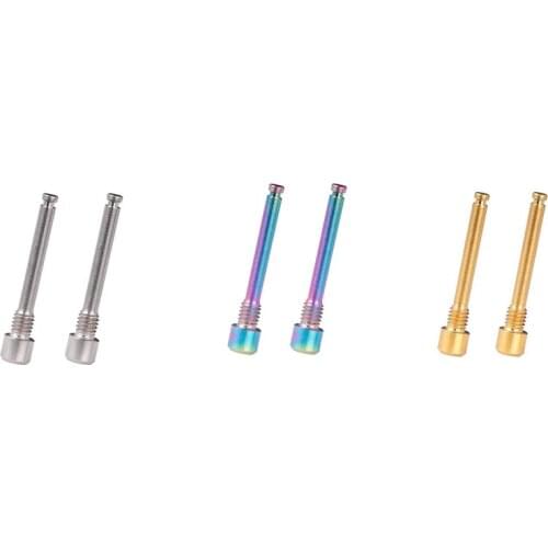M4 Titanium Bolts for Bicycle Disc Brake Pad Threaded Pin Inserts Screw for XT R XT Hydraulic Disk Caliper