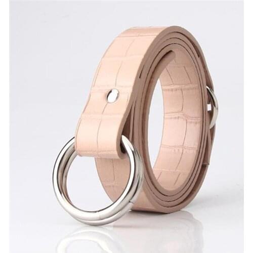 Women Belt Fashion Design Female Metal Buckle Jeans Waist Band Girls PU Strap Quality Cummerbund Waistband