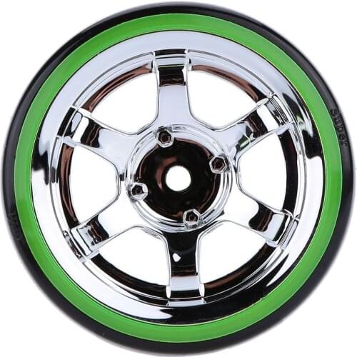 EBOYU 4Pcs/Set 1/10 Drift Car Tires Hard Tyre for Tra HSP Tam HPI Kyo On-Road Drifting Car