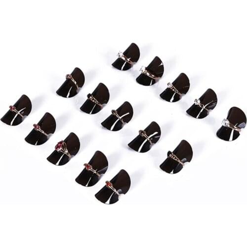 White and clear ring stand holder ring display sheet jewelry organizer stands for ring stands holders case ring pad