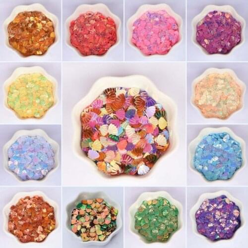 Sequin 6*8mm Multi Color Shell Sequins Paillettes DIY Craft Sewing Wedding Material Women Kids Garment Accessorie 1200pcs(20g)