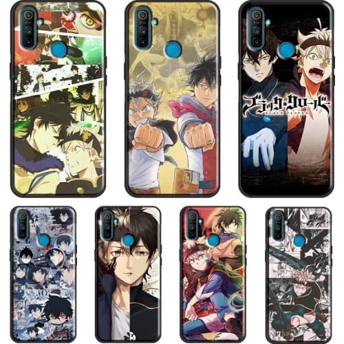 Asta Yuno Grinbellor Black Clover For OnePlus 9 Pro 7 8 Pro 8T Nord 9R Case For Realme 8 Pro C3 C21 GT Neo 6 7 Q3 Pro Cover