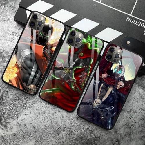 Comics Spawn Superhero Phone Case Tempered Glass For iPhone 12 Pro Max Mini 11 Pro XR XS MAX 8 X 7 6S 6 Plus SE 2020 case