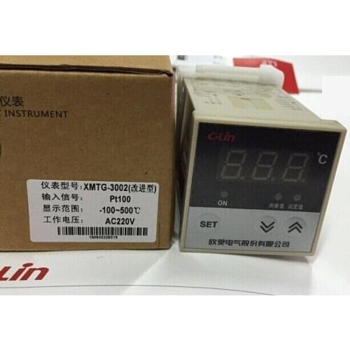 C-lin XMTG digital temperature controller XMTG-3002 temperature controller PT100 AC220 -100-500