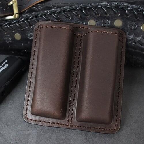 Tactical Dual Double Magazine 9Mm Pouch Holster Luxury Attachment Package Waist Clip Ammo Bags for Universial Pistol