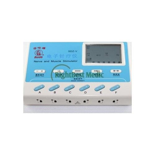 Hwato Treatment Machine Health Electric Acupuncture Massager 6 outputs SDZ-V