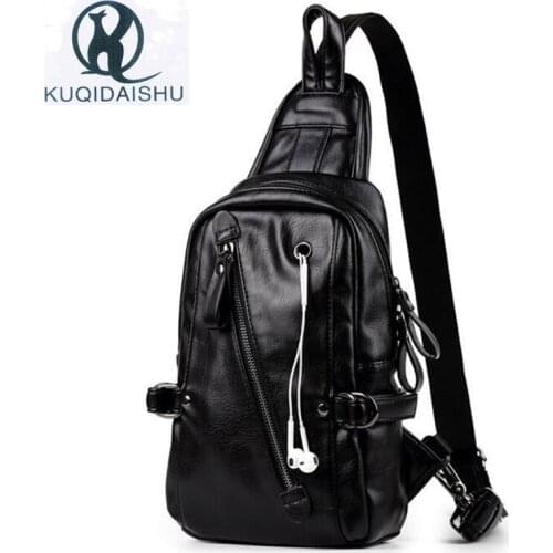 KUQIDAISHU Mens Brand Bags