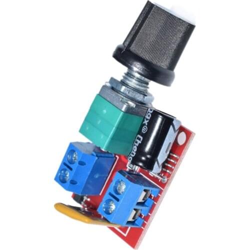 Mini 5A PWM 90W DC Motor Speed Controller Module 3V-35V Speed Control Switch LED Dimmer Device
