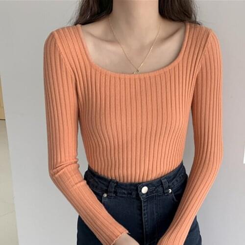 Shintimes Fashion Winter Women Sweaters And Pullovers Tunic Womens Clothing 2020 Knitted Sweater Long Sleeve Slim Casual Tops