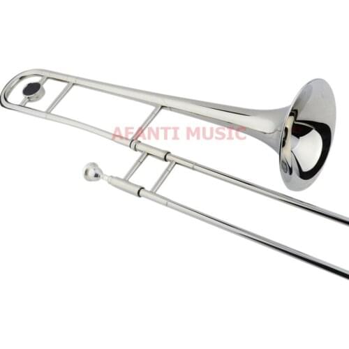 Afanti Music Bb tone / Yellow Brass / Silver Plated Trombone (ATB-1122)