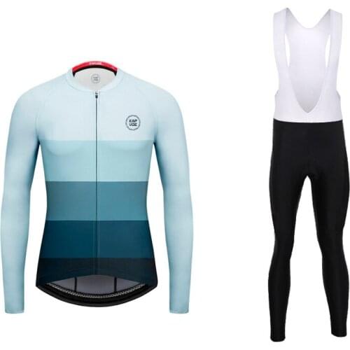 2021 Autumn Mens Cycling Jersey Long Sleeve Set MTB Bike Clothing Bicycle Wear Maillot Ropa Ciclismo Hombre Bib Pants