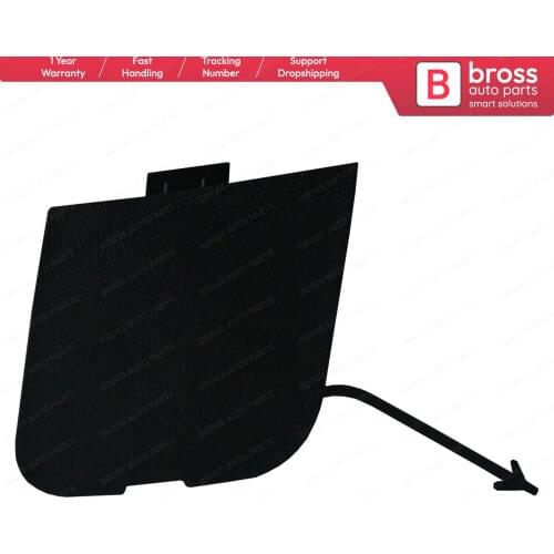BSP968 Front Bumper Tow Eye Cover 735498741 Textured for Fiat Doblo MK2 Second generation Pre-Facelift 2010-2015 Made in Turkey