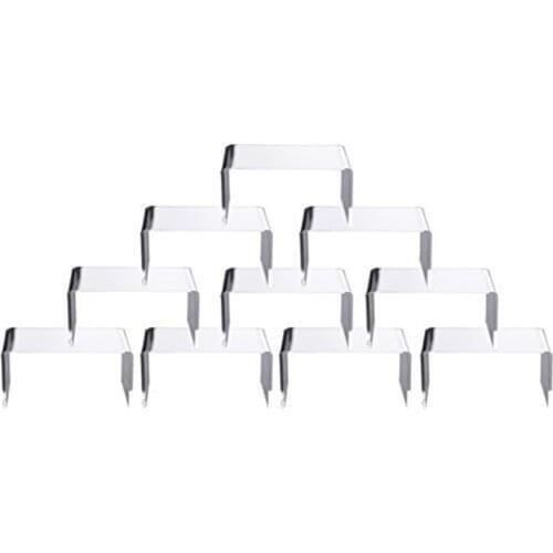 10pcs Transparent Acrylic Display Stand Jewelry Display Stand Doll Storage Rack Store Marketing Display Toy Figurines Display