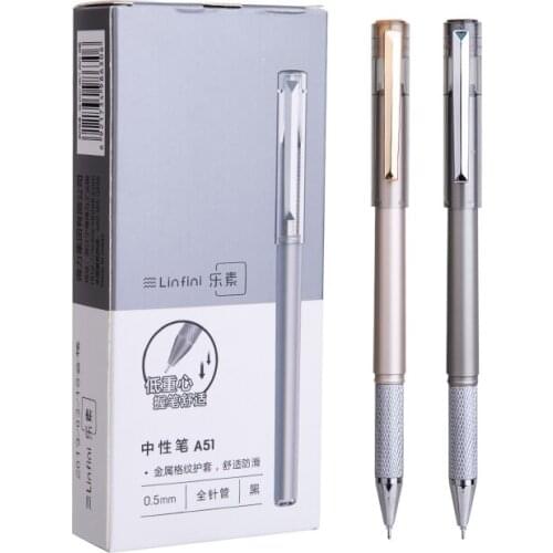Signing Pen Business office Gel pen 0.5mm Bolt High capacity black Pen Carbon pen meeting White collar signature pens